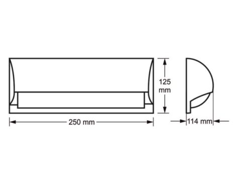 Lampa elewacyjna kinkiet E27 antracyt - 4